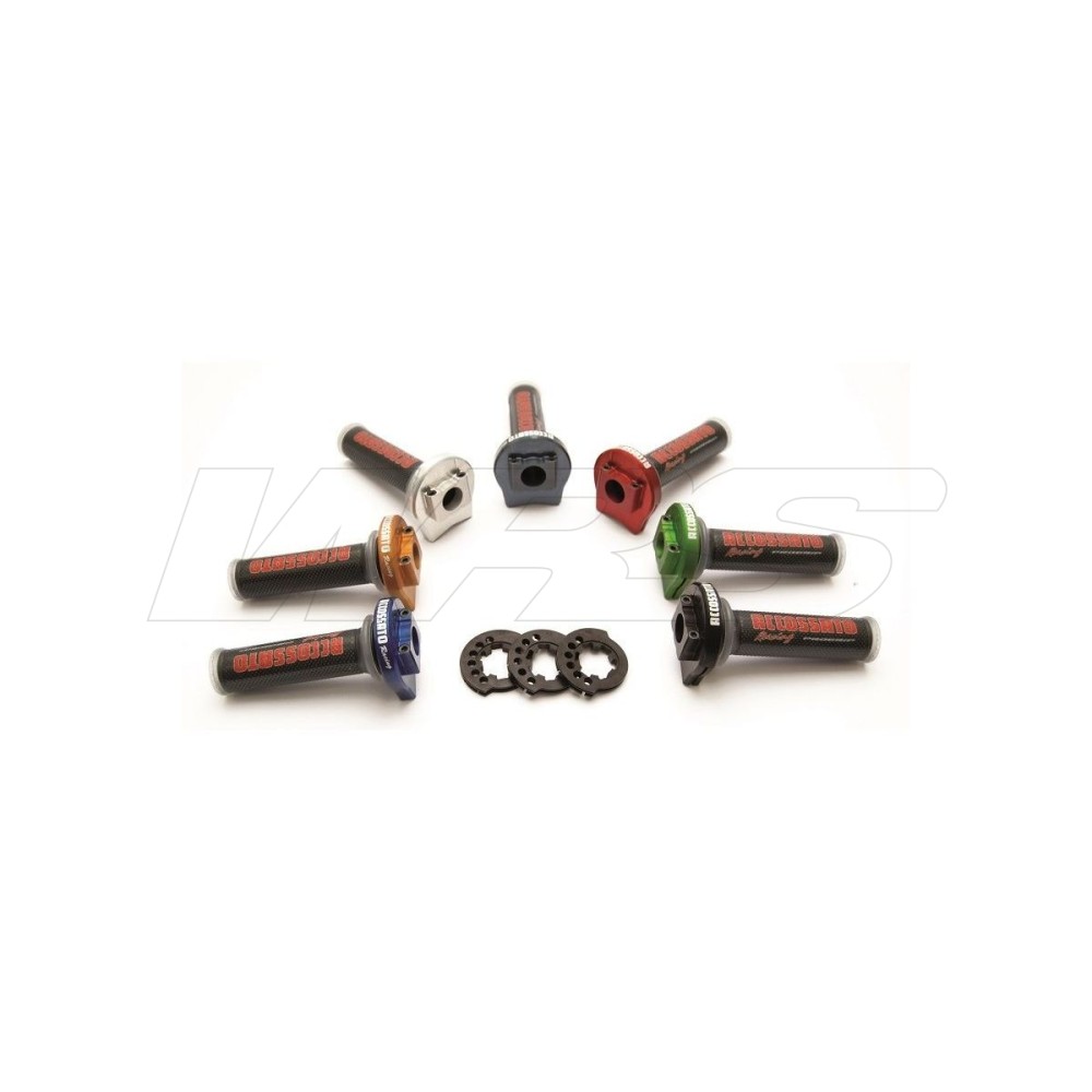 MY004 MANDO ACELERADOR ACCOSSATO ERGAL + CABLES Y PUÑOS KAWASAKI NINJA 250 2008-2010