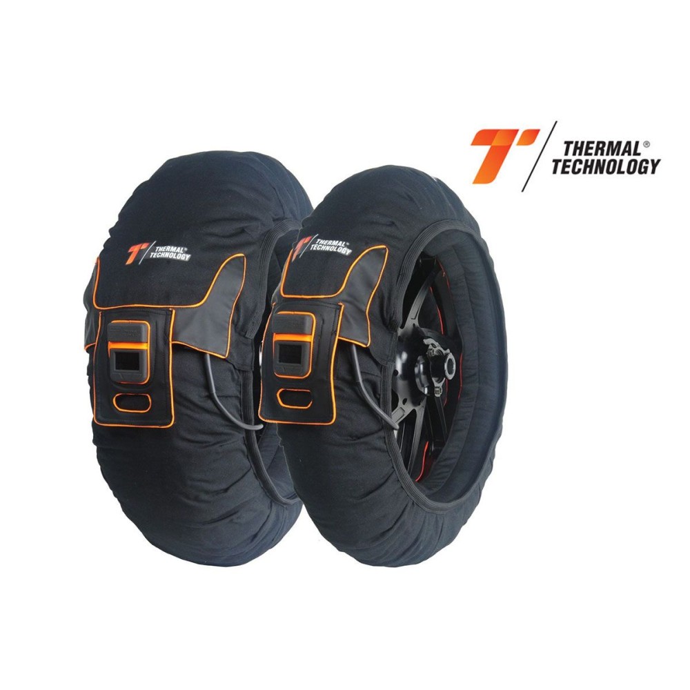 PAR DE CALENTADORES DE NEUMÁTICOS TRIZONE TECNOLOGÍA TÉRMICA TALLA XL BIBRA