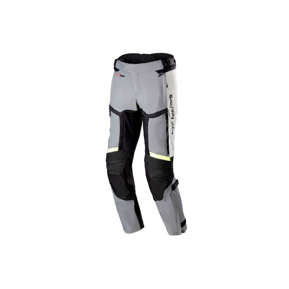 PANTALÓN BOGOTA PRO DRYSTAR 4 TEMPORADAS ALPINESTARS GRIS/AMARILLO FLUO