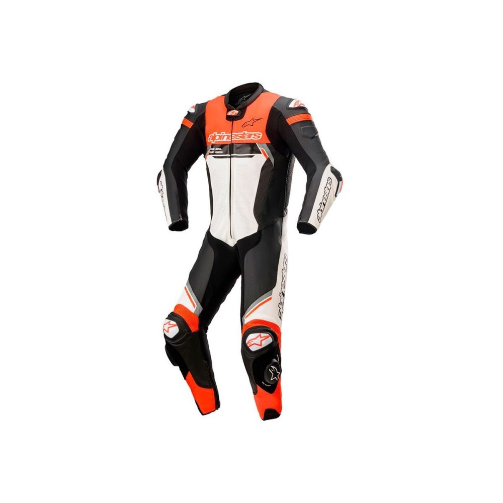 MONO DE CUERO MISSILE IGNITION V2 ALPINESTARS NEGRO/BLANCO/ROJO