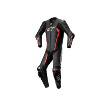 MONO ENTERO DE CUERO MISSILE V2 ALPINESTARS NEGRO/ROJO