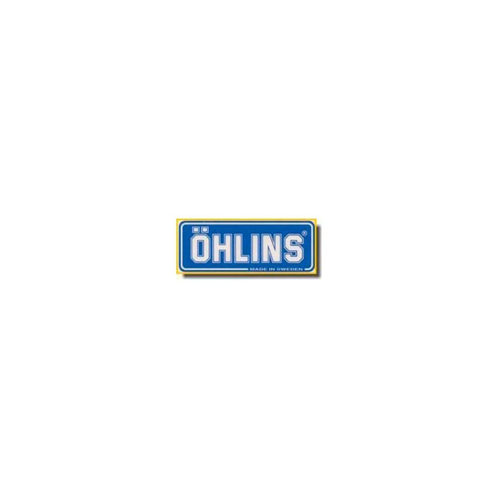 PEGATINA OHLINS AZUL / TRANSPARENTE 26X62 MM