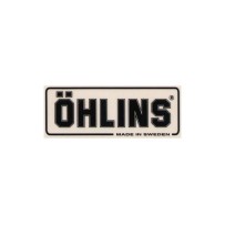 PEGATINA OHLINS NEGRO / TRANSPARENTE 26X62 MM