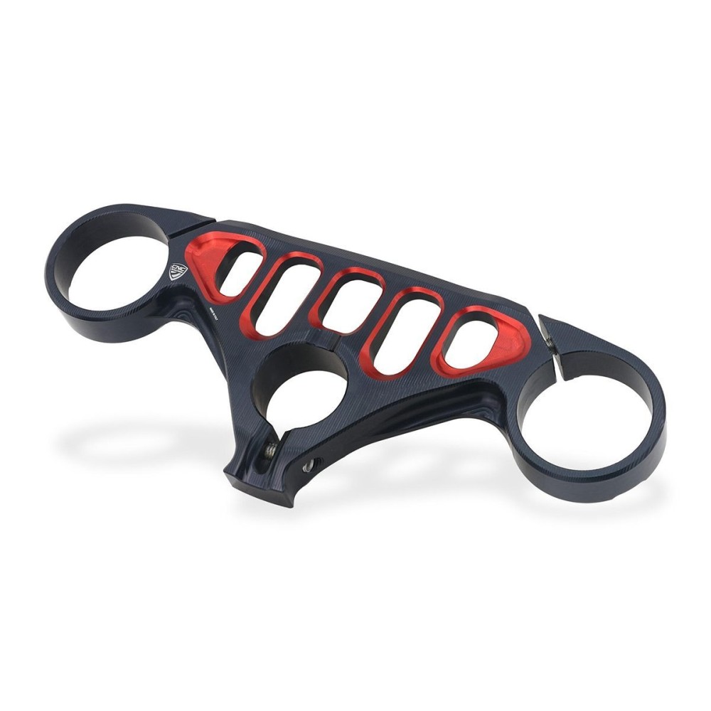 NEUMÁTICOS DE CARRERAS DE BICOLOR CNC DE LA DIRECCIÓN SUPERIOR DUCATI PANIGALE V4 / S 2025
