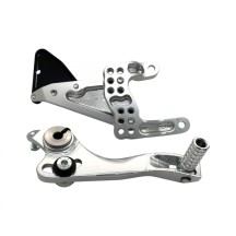 PLATAFORMAS PLATEADAS HACIA ATRÁS RACING SPIDER CAMBIO INVERTIDO DUCATI PANIGALE V4 / S 2025