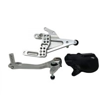 PLATAFORMAS PLATEADAS HACIA ATRÁS RACING SPIDER CAMBIO INVERTIDO DUCATI PANIGALE V4 / S 2025