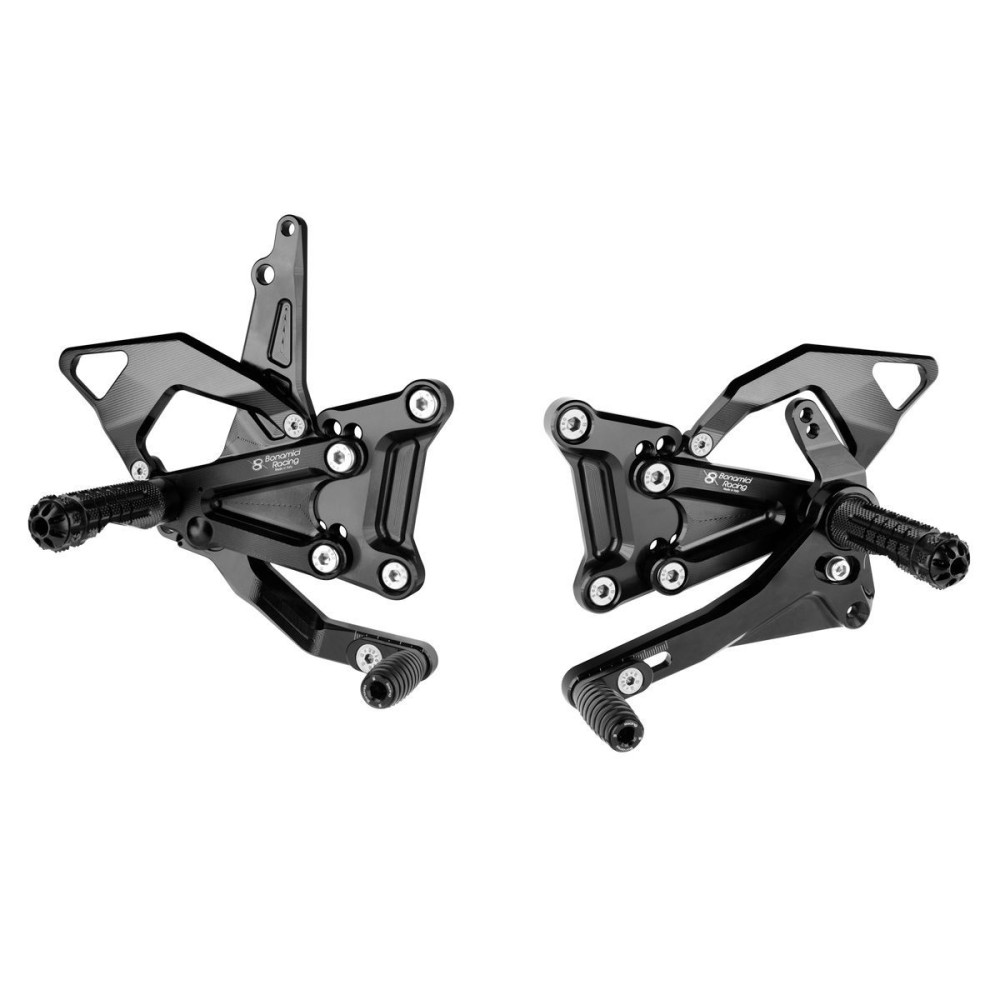 PLATAFORMAS ATRASADAS AJUSTABLES DE BONAMICI RACING KAWASAKI ZX-10R 2016-2020