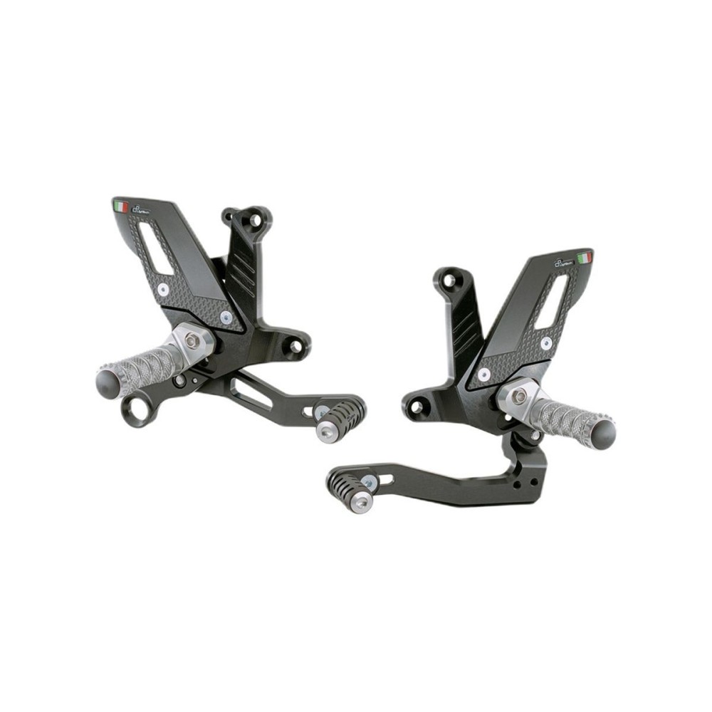 PLATAFORMAS AJUSTABLES CON PIES LIGEROS SNODATI. KTM SUPER DUKE 1290 R 2020-2023