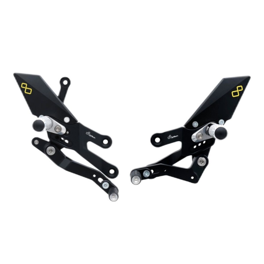ESTRIBERAS AJUSTABLES VERSIÓN R LIGHTECH DUCATI PANIGALE V4 / S 2025