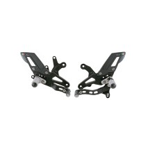 ESTRIBERAS AJUSTABLES ESTRIBERAS FIJAS LIGHTECH MARCHA ATRÁS KAWASAKI ZX-6R / 636 2005-2024