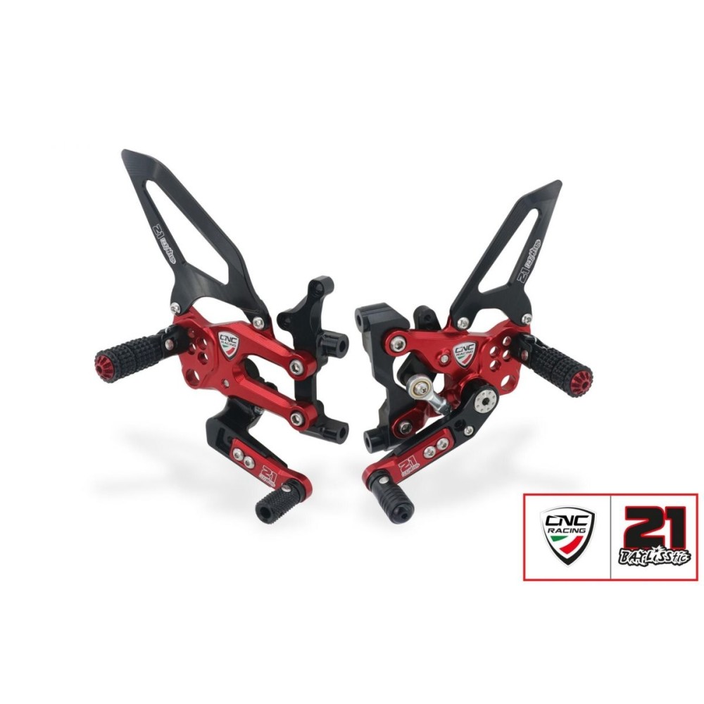 TROY BAYLISS EDITION CNC RACING PLATFORMS AJUSTABLES DUCATI PANIGALE 1199 / 1299