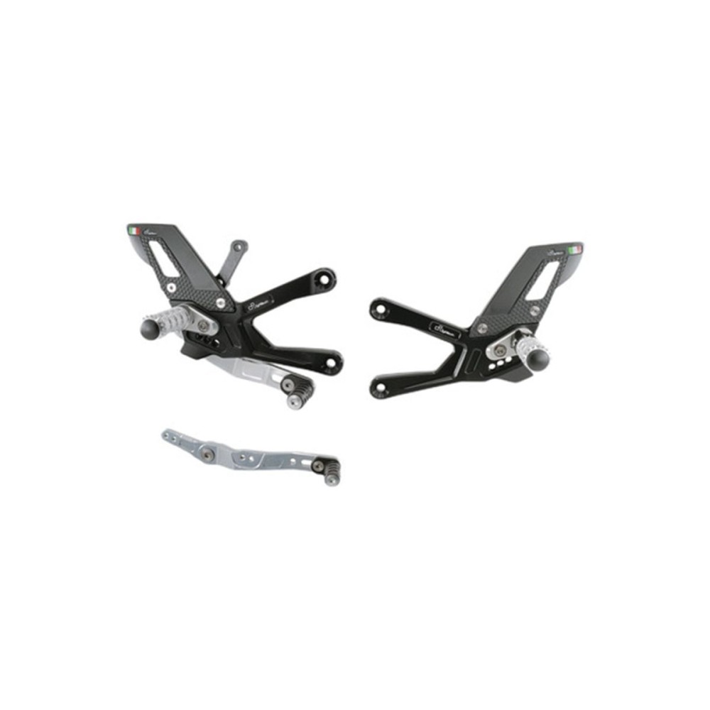 PLATAFORMAS AJUSTABLES CON REPOSAPIÉS DE DEVOLUCIÓN LIGHTECH YAMAHA R1 / M 2015-2025 PLATAFORMAS AJUSTABLES CON REPOSAPIÉS DE DEVOLUCIÓN LIGHTECH YAMAHA R1 / M 2015-2025