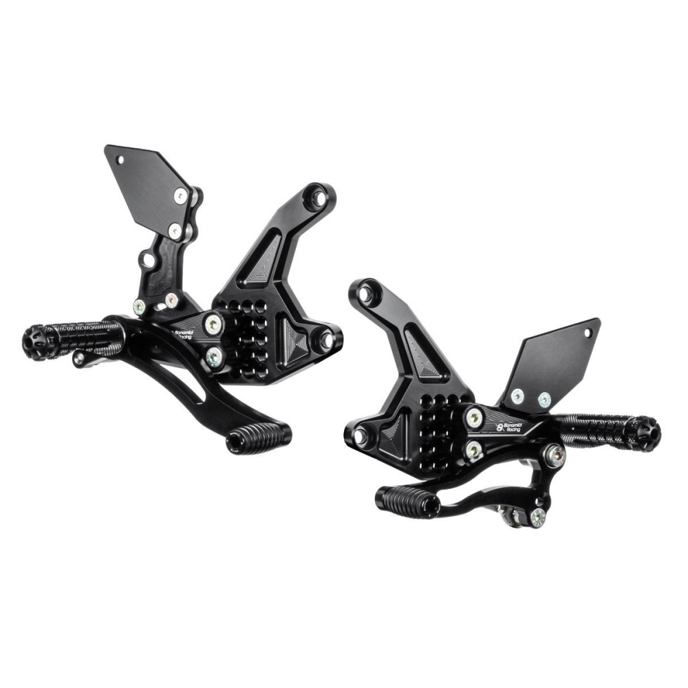 ESTRIBERAS TRASERAS AJUSTABLES BONAMICI RACING KAWASAKI Z 900 2017-2024