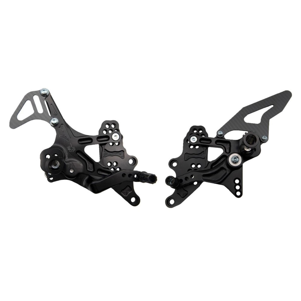 ESTRIBERAS TRASERAS CAJA DE CAMBIOS NORMAL / ARAÑA INVERSA YAMAHA R3 2015-2023