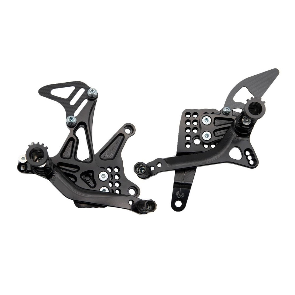 ESTRIBERAS TRASERAS CAJA DE CAMBIOS NORMAL / ARAÑA INVERSA KAWASAKI NINJA 400 2018-2023