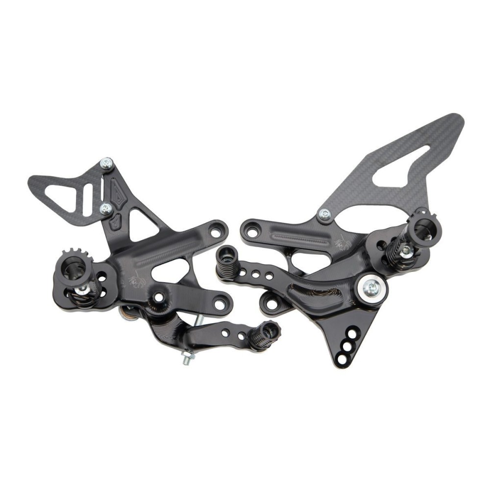 ESTRIBERAS TRASERAS CAJA DE CAMBIOS NORMAL SPIDER APRILIA RSV4 / TUONO V4 2011-2016