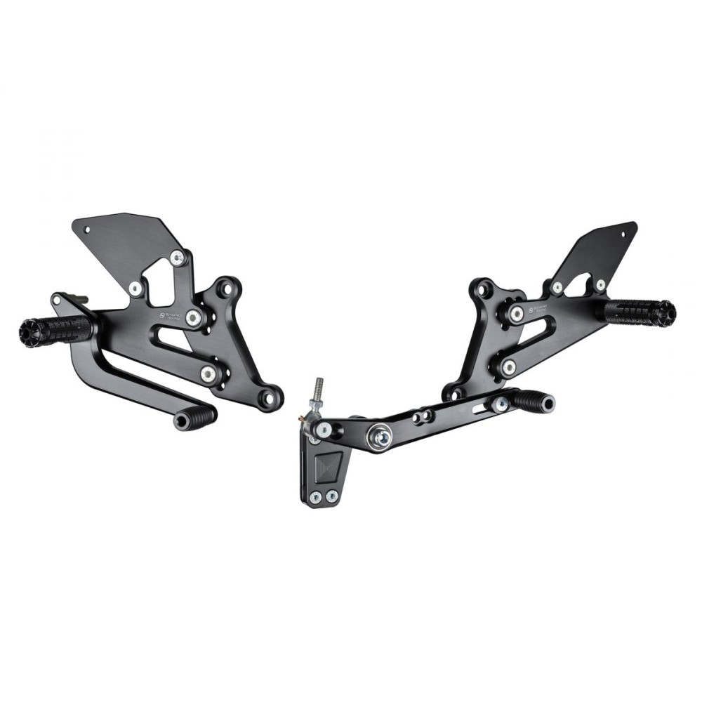 ESTRIBERAS TRASERAS AJUSTABLES BONAMICI RACING HONDA CBR 500 R 2019-2023