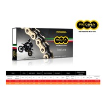 CADENA REGINA 126ORN PITCH 428 HONDA XR 125 R / L 04-08