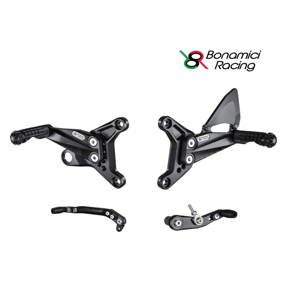 ESTRIBERAS TRASERAS AJUSTABLES BONAMICI RACING MV AGUSTA F3 / BRUTALE 675 / 800 12-17 USATE