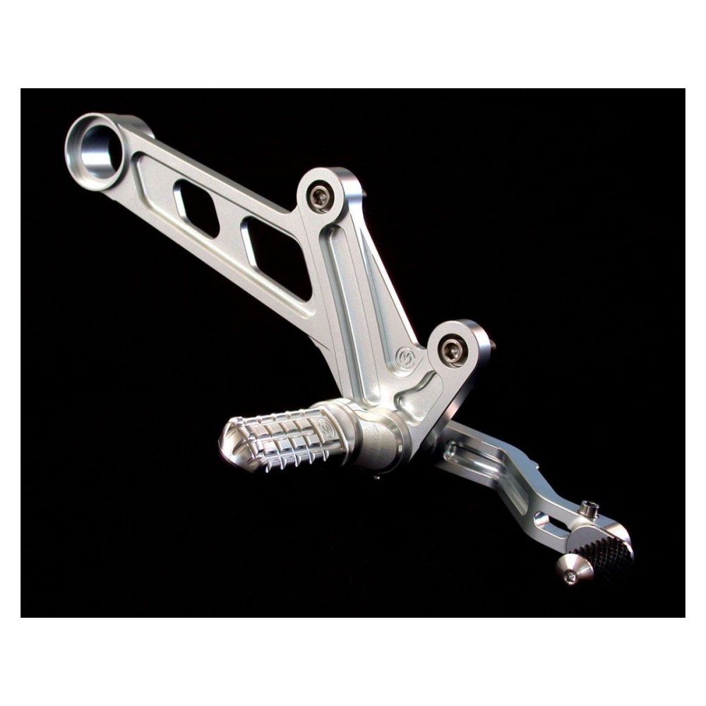 KIT ESTRIBERAS DUCATI DIAVEL RIDER AJUSTABLES CON TORNILLOS DE TITANIO DUCATI DIAVEL 1200 MOTOCORSE