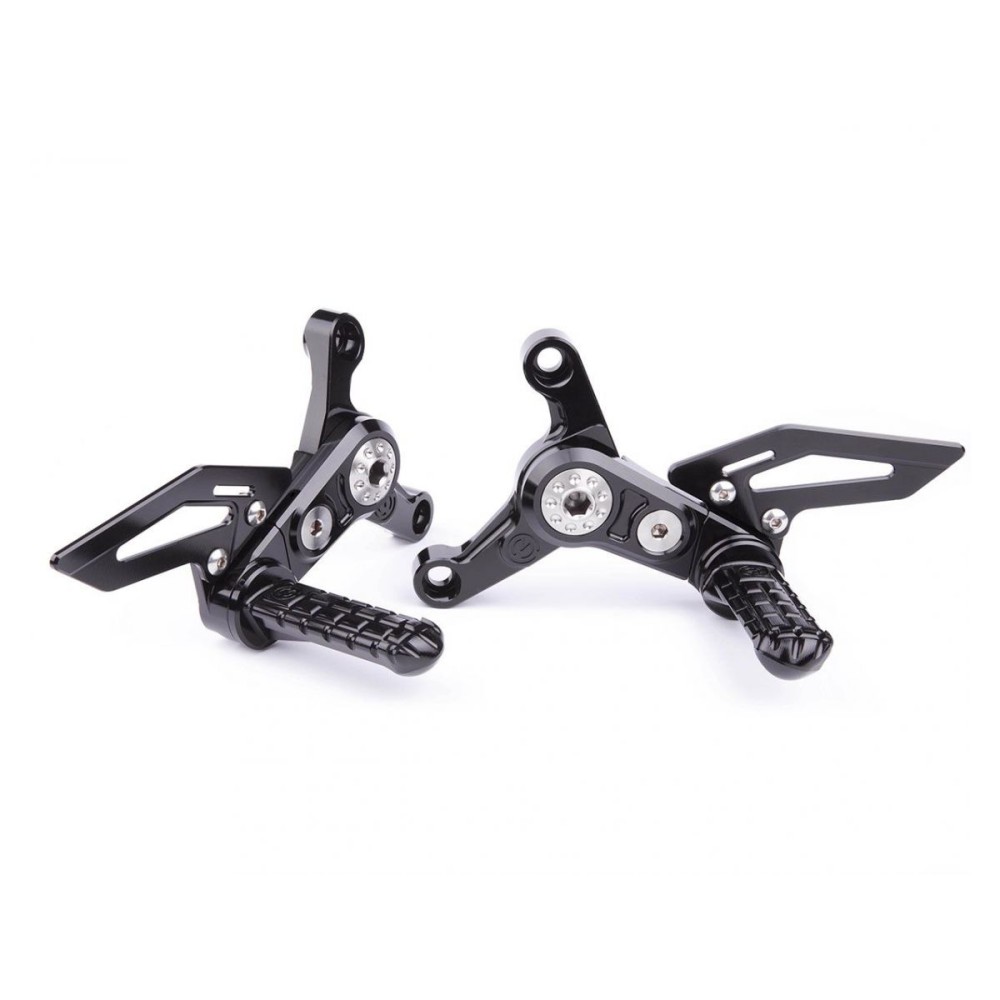 ESTRIBERAS MULTIAJUSTABLES NUEVO DISEÑO MOTOCORSE MV AGUSTA BRUTALE 990 R 2010-13