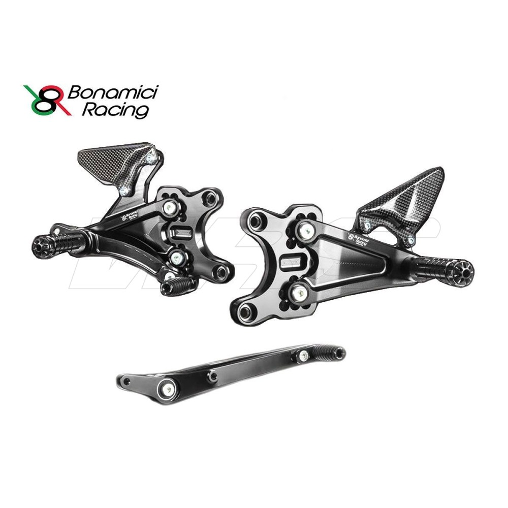 ESTRIBERAS TRASERAS BONAMICI RACING ROAD HONDA CBR 1000 RR-R FIREBLADE 2020-2024