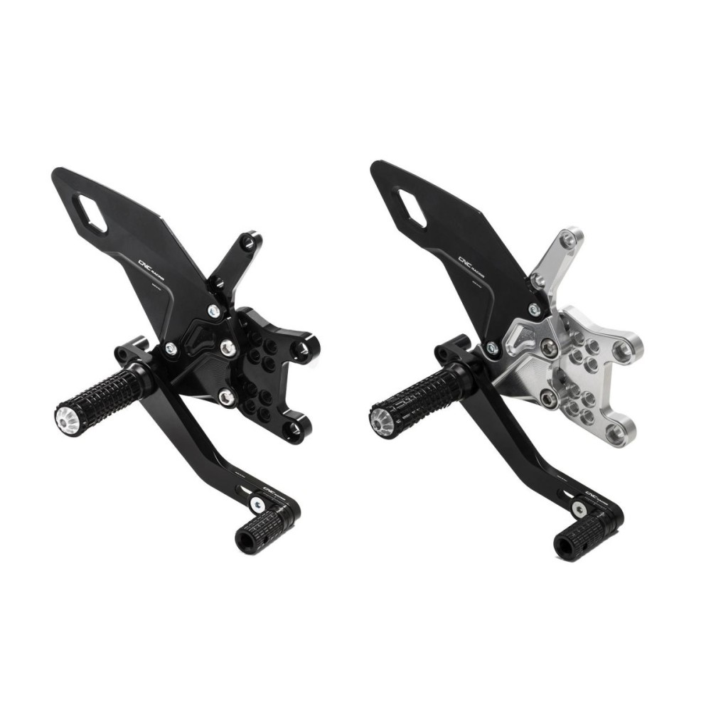 ESTRIBERAS AJUSTABLES EASY / CNC RACING APRILIA TUONO V4 1100 RR 2015-18