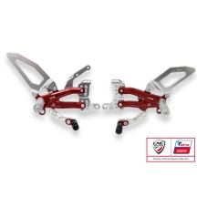 ESTRIBERAS AJUSTABLES SERIE V4, ESPECIAL PRAMAC CNC RACING DUCATI PANIGALE V4 / S / R 2018-2024