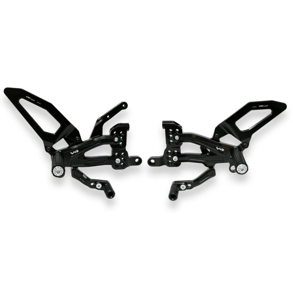 ESTRIBERAS AJUSTABLES SERIE V4 ESPECIAL EASY CNC RACING DUCATI PANIGALE V4 / S / R 2018-2024